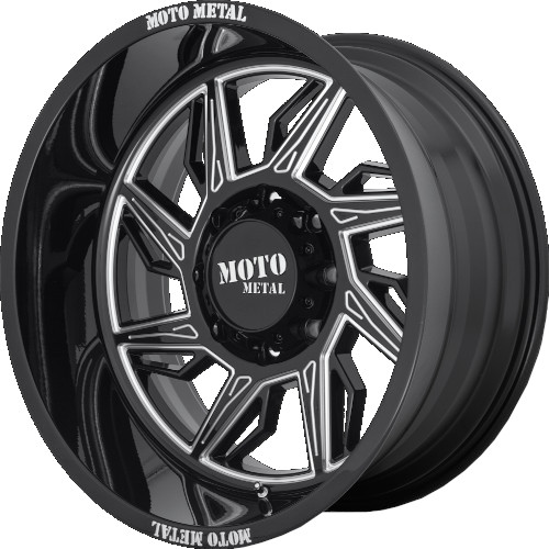 Moto Metal MO997 Hurricane Gloss Black Milled Left - Part Number MO99721288344NL Moto Metal MO997 Hurricane Gloss Black Milled Left Photo