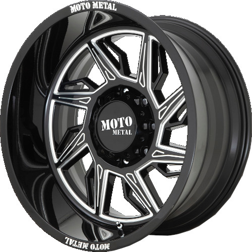 Moto Metal MO997 Hurricane Gloss Black Milled Right - Part Number MO99721250344NR Moto Metal MO997 Hurricane Gloss Black Milled Right Photo