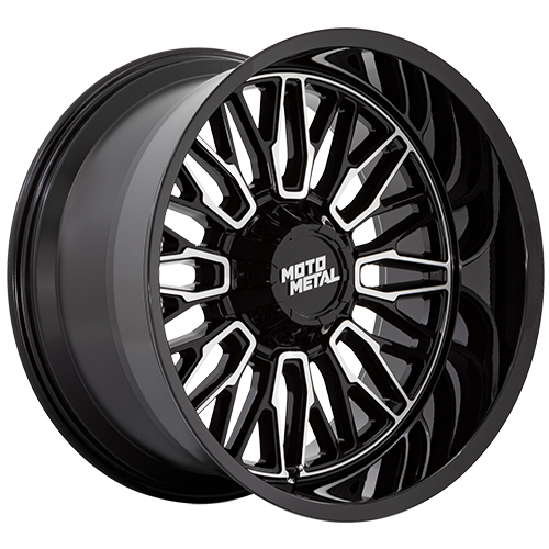 Moto Metal MO809 Stinger Gloss Black Machined - Part Number MO809BD22126744N Moto Metal MO809 Stinger Gloss Black Machined Photo