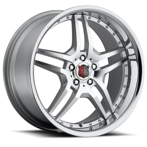 MRR RW2 Silver W/ Machined Lip - Part Number RW02198551425S MRR RW2 Silver W/ Machined Lip Photo