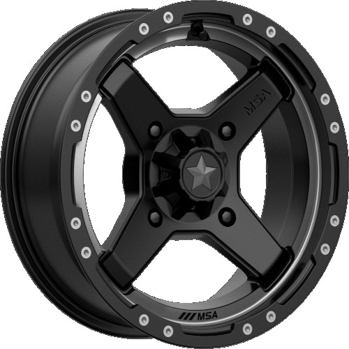 MSA Offroad UTV M39 Cross Satin Black W/ Titanium Tint - Part Number M39-04737 MSA Offroad UTV M39 Cross Satin Black W/ Titanium Tint Photo