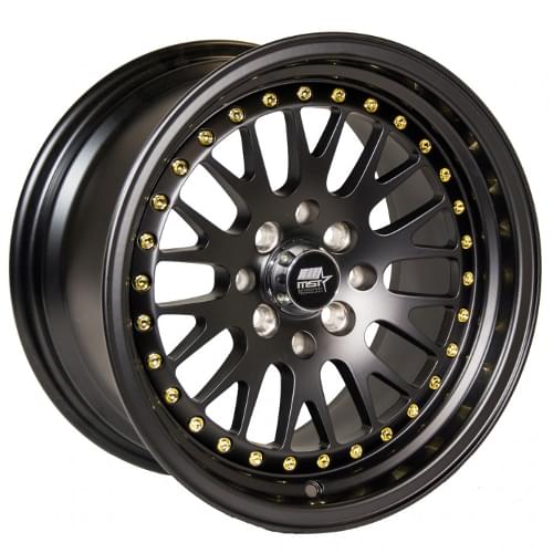 MST MT10 Matte Black W/ Gold Rivets - Part Number 10-5717-20-MBG MST MT10 Matte Black W/ Gold Rivets Photo
