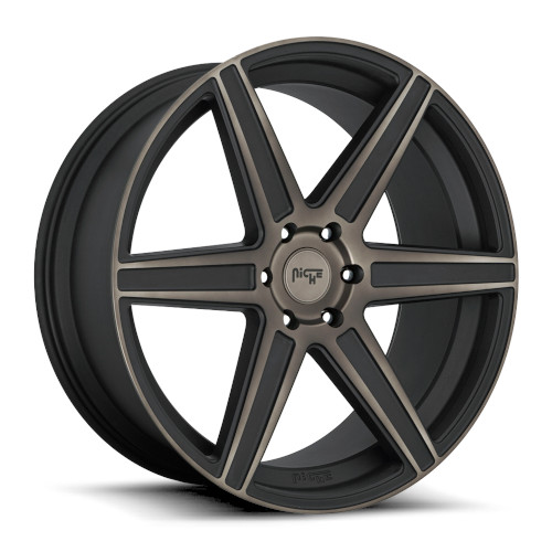 Niche Carina M236 Black W Dark Tint - Part Number M236200590+20 Niche Carina M236 Black W Dark Tint Photo