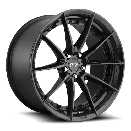 Niche Sector M196 Matte Black - Part Number M196198521+35 Niche Sector M196 Matte Black Photo
