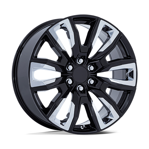 OE Performance PR225 Gloss Black With Chrome Accents - Part Number PR225BP24106131 OE Performance PR225 Gloss Black With Chrome Accents Photo