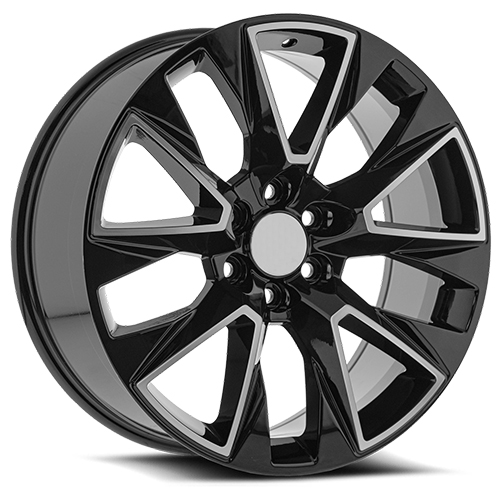 OE Revolution C-14 Gloss Black Machined Face - Part Number C14-26105030BM OE Revolution C-14 Gloss Black Machined Face Photo