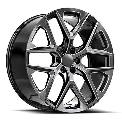 OE Revolution C-39 Gloss Black Milled - Part Number C39-26105031GBM OE Revolution C-39 Gloss Black Milled Photo