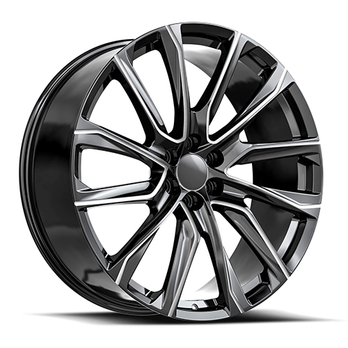 OE Revolution CAD-34 Gloss Black Milled - Part Number CAD34-24105031GBM-I OE Revolution CAD-34 Gloss Black Milled Photo