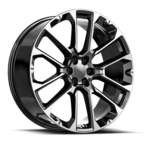 OE Revolution G-40 Gloss Black Machined - Part Number G40-24105031BM OE Revolution G-40 Gloss Black Machined Photo