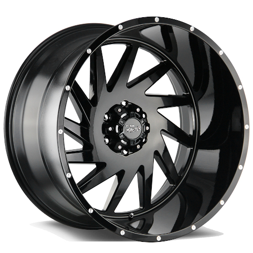 Off-Road Monster M12 Gloss Black - Part Number M12414527N76GB Off-Road Monster M12 Gloss Black Photo