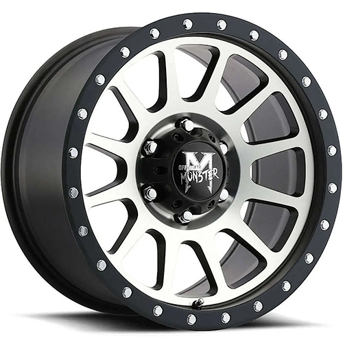 Off-Road Monster M10 Flat Black Machined - Part Number M10752700BM Off-Road Monster M10 Flat Black Machined Photo