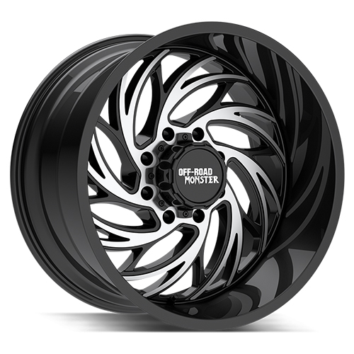 Off-Road Monster M29 Gloss Black Machined - Part Number M29212607N44GBM Off-Road Monster M29 Gloss Black Machined Photo