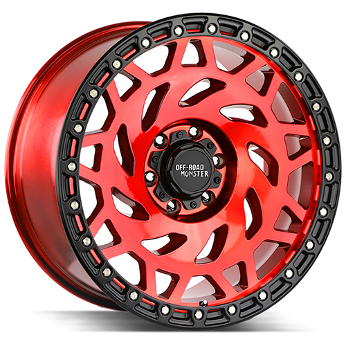 Off-Road Monster M50 Candy Red W/ Black Ring - Part Number M500865N12RBR Off-Road Monster M50 Candy Red W/ Black Ring Photo