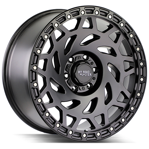 Off-Road Monster M50 Gloss Black W/ Black Ring - Part Number M500635N12GBBR Off-Road Monster M50 Gloss Black W/ Black Ring Photo
