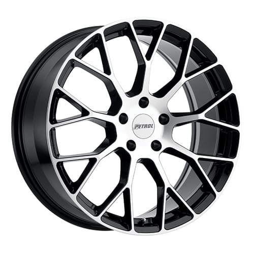 Petrol P2B Gloss Black W/ Machined Face - Part Number 1670P2B405114F72 Petrol P2B Gloss Black W/ Machined Face Photo