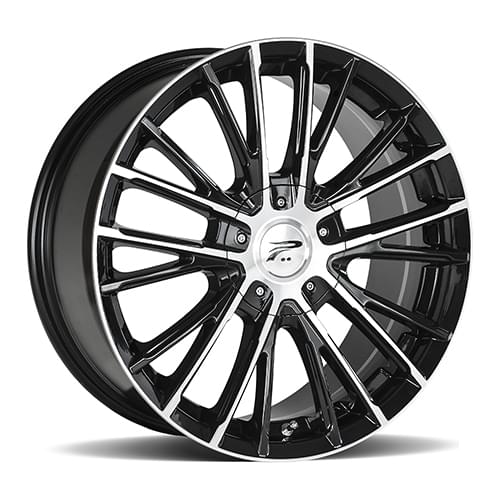Platinum Genesis 437 Gloss Black W/ Diamond Cut - Part Number 437-6714U+40 Platinum Genesis 437 Gloss Black W/ Diamond Cut Photo