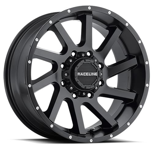 Raceline Twist 932 Satin Black - Part Number 932B-21266-44 Raceline Twist 932 Satin Black Photo