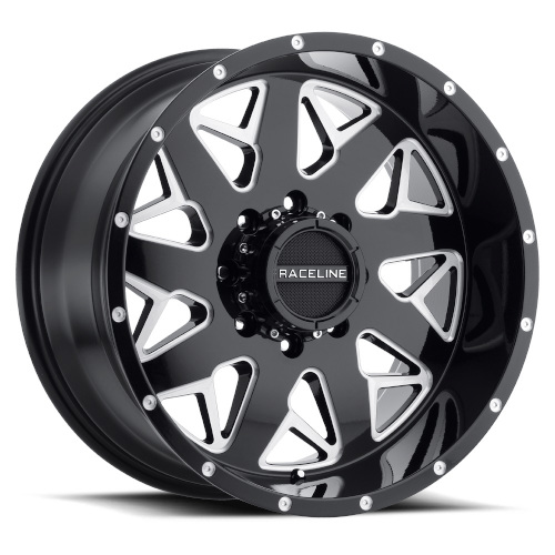 Raceline Disruptor 939 Black W/ Milled Accents - Part Number 939M-21050-19 Raceline Disruptor 939 Black W/ Milled Accents Photo