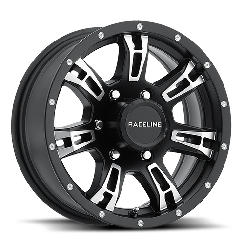 Raceline Arsenal 840 Matte Black Machined - Part Number 840-66080 Raceline Arsenal 840 Matte Black Machined Photo