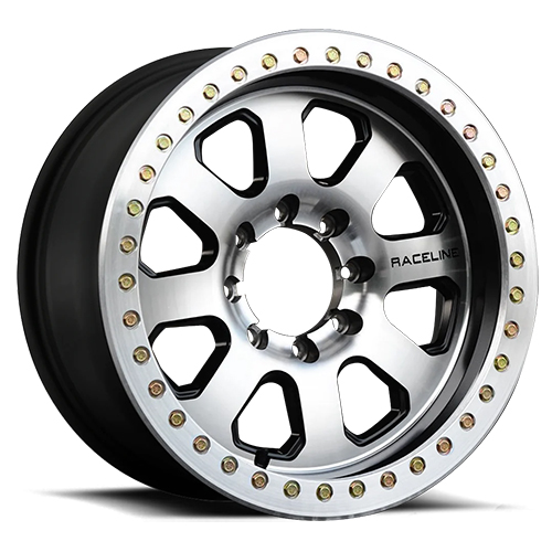 Raceline RT260BMF Avenger Black W/ Machined Face - Part Number RT260BMF-201080-38 Raceline RT260BMF Avenger Black W/ Machined Face Photo