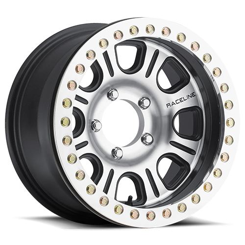 Raceline RT232 Monster Black W/ Machined Face - Part Number RT232-78556-00 Raceline RT232 Monster Black W/ Machined Face Photo