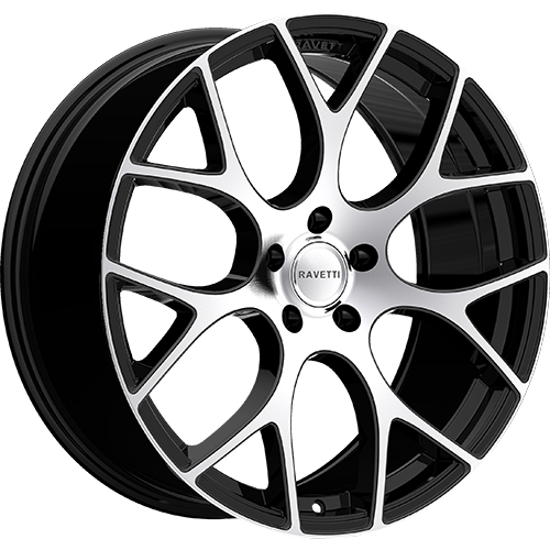 Ravetti RAV-M8 Black Machined - Part Number RAV-M8-8863BM Ravetti RAV-M8 Black Machined Photo