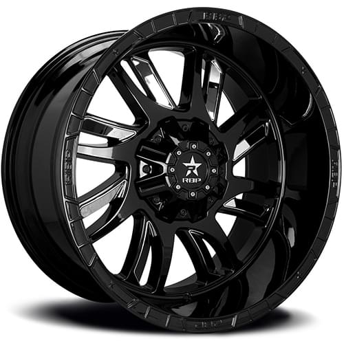 RBP 69R Swat Gloss Black W/ Chrome Inserts - Part Number 69R-2414-86-76BP-D RBP 69R Swat Gloss Black W/ Chrome Inserts Photo