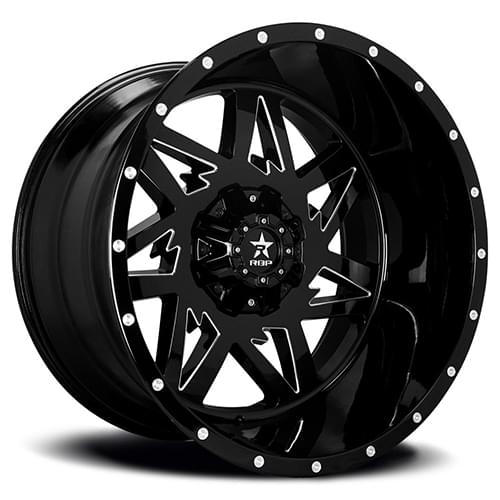 RBP 71R Quantom Gloss Black W/ Milled Spokes - Part Number 71R-2010-39-12BG RBP 71R Quantom Gloss Black W/ Milled Spokes Photo