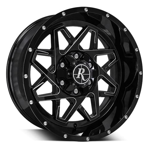 HD Offroad Caliber Black Milled Edges - Part Number CA209088-10GB-M HD Offroad Caliber Black Milled Edges Photo