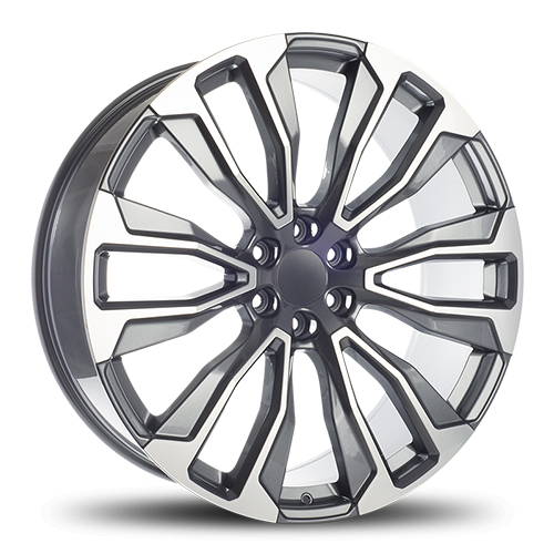 Replica 1 RP29 Gunmetal W/ Machined Spoke Face - Part Number RP-29229G639+28GMM Replica 1 RP29 Gunmetal W/ Machined Spoke Face Photo