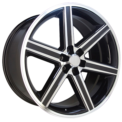 Replica Wheels REP248 Black Machined - Part Number REP248-22856BM Replica Wheels REP248 Black Machined Photo