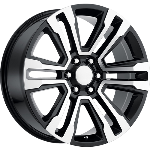 Replica Wheels REP328 Black Machined - Part Number REP328-24185-25BM Replica Wheels REP328 Black Machined Photo
