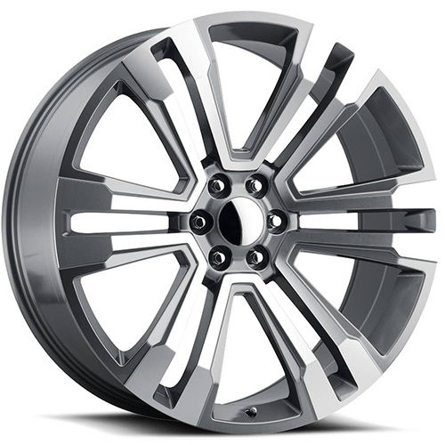 Replica Tech RT-4 Gray W/ Machined Face - Part Number RT4-2610XX20PGM-I Replica Tech RT-4 Gray W/ Machined Face Photo