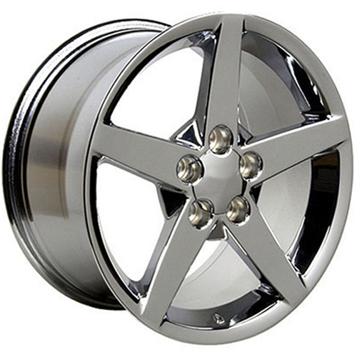 OE Wheels Chevrolet Corvette C6 CV06 Chrome - Part Number CV06A-18095-5475-58C OE Wheels Chevrolet Corvette C6 CV06 Chrome Photo