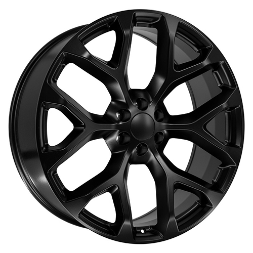OE Wheels Chevrolet Silverado CV98B Satin Black - Part Number CV98B-20090-6550-24B1 OE Wheels Chevrolet Silverado CV98B Satin Black Photo