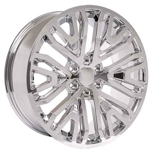 OE Wheels GMC Sierra CV37 Chrome - Part Number CV37-20090-6550-28C OE Wheels GMC Sierra CV37 Chrome Photo