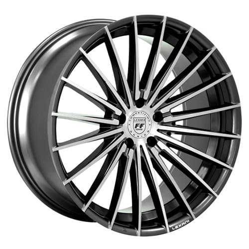 Lexani Ressa 681 Gloss Black Machined - Part Number 681-2290-73-30MB Lexani Ressa 681 Gloss Black Machined Photo