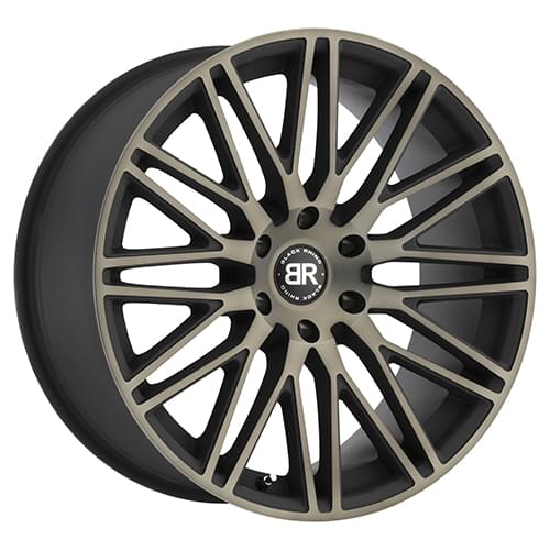 Black Rhino Zulu Matte Black W/ Machined Face - Part Number 2410ZUL306135F87 Black Rhino Zulu Matte Black W/ Machined Face Photo