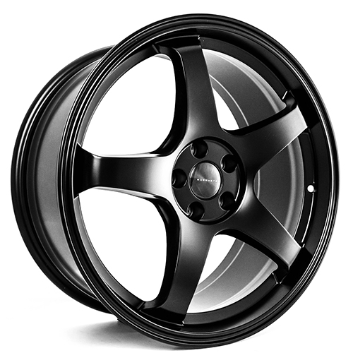 MST Flow Formed CR D2 Matte Black - Part Number D2-90565-38-MBK MST Flow Formed CR D2 Matte Black Photo