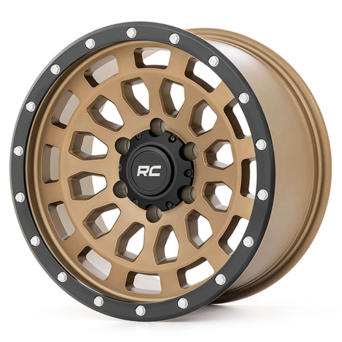 Rough Country 87 Series Bronze With Black Simulated Beadlock - Part Number 87170912 Rough Country 87 Series Bronze With Black Simulated Beadlock Photo
