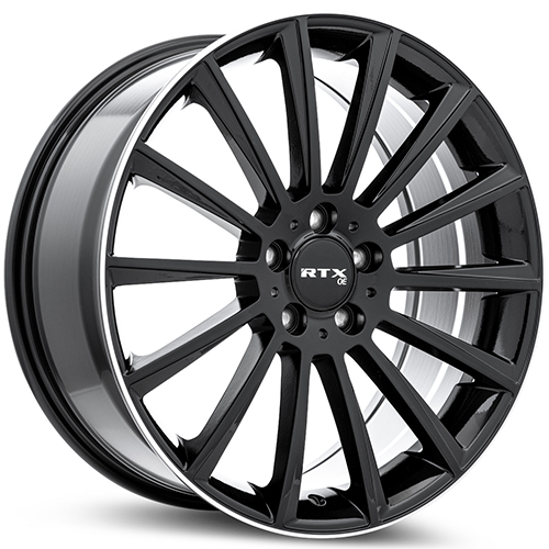 RTX MB-02 Gloss Black W/ Machined Lip - Part Number 083249 RTX MB-02 Gloss Black W/ Machined Lip Photo