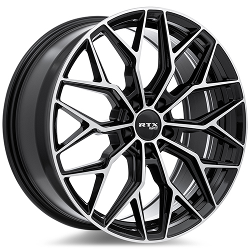 RTX RS02 Gloss Black Machined - Part Number 083156 RTX RS02 Gloss Black Machined Photo