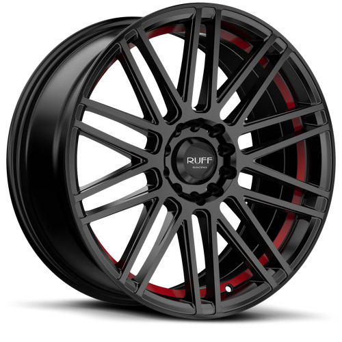 Ruff Racing R367 Black W Red Lip - Part Number 1880367385D04B73 Ruff Racing R367 Black W Red Lip Photo