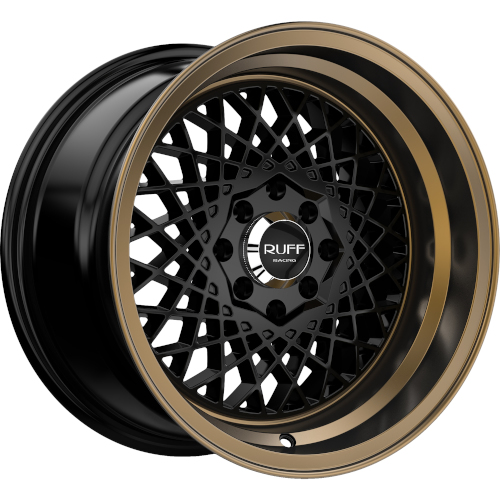 Ruff Racing R362 Satin Black W/ Bronze Lip - Part Number 1585362174D04Z73 Ruff Racing R362 Satin Black W/ Bronze Lip Photo