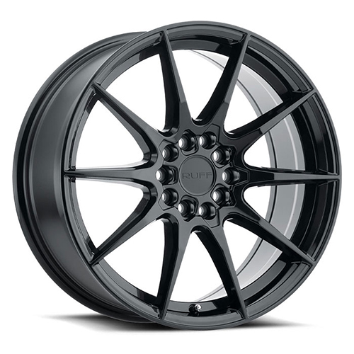 Ruff Racing Speedstar Gloss Black - Part Number 1880SPD385D04B72 Ruff Racing Speedstar Gloss Black Photo