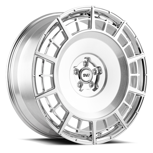 Savini SV.1 X4 Brushed W/ High Polished Accents - Part Number SV1X04-24100512H2366 Savini SV.1 X4 Brushed W/ High Polished Accents Photo