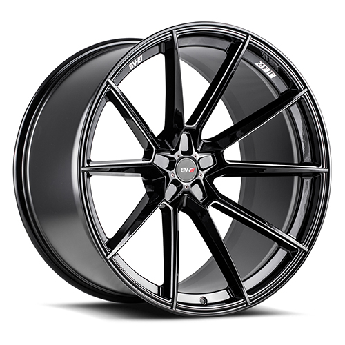 Savini SVF04 Gloss Black Milled - Part Number SVF04-20100000F1557-5x120-ET55 Savini SVF04 Gloss Black Milled Photo