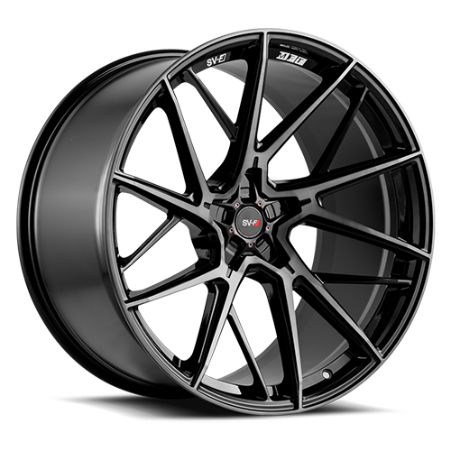 Savini SVF06 Gloss Black Double Dark Tint - Part Number SVF06-21120000D3057-5x130-ET50 Savini SVF06 Gloss Black Double Dark Tint Photo
