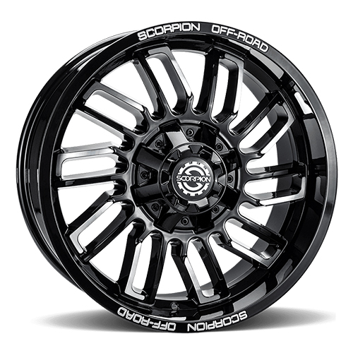 Scorpion Razor Black W/ Machined Accents - Part Number RZ-2010870-19BM Scorpion Razor Black W/ Machined Accents Photo