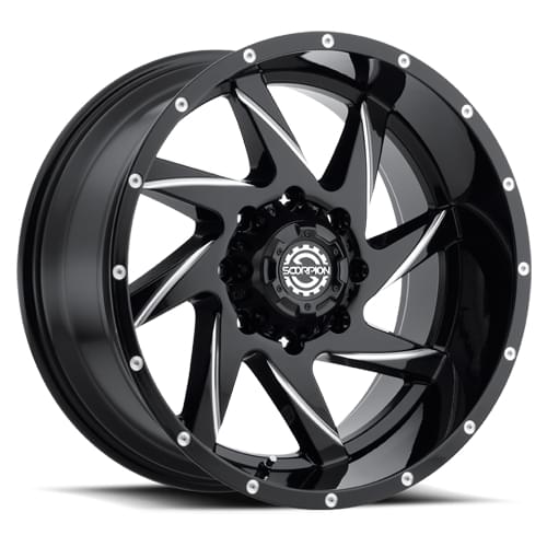 Scorpion SC-23 Gloss Black Milled - Part Number SC23-2012880-44ML Scorpion SC-23 Gloss Black Milled Photo